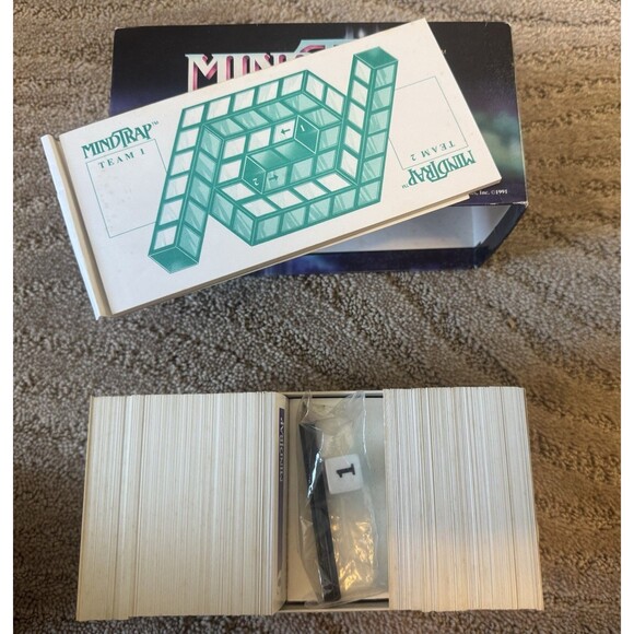 MindTrap Card Game Vintage 1991 - Complete Set and in Excellent Condition. - Picture 2 of 3